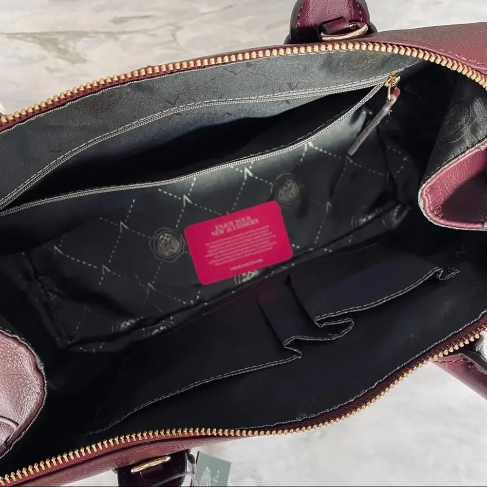 VINCE CAMUTO Jess Satchel in Burgundy